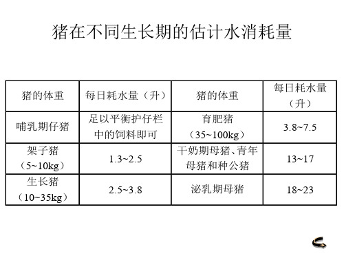 猪舍总体建筑组织设计