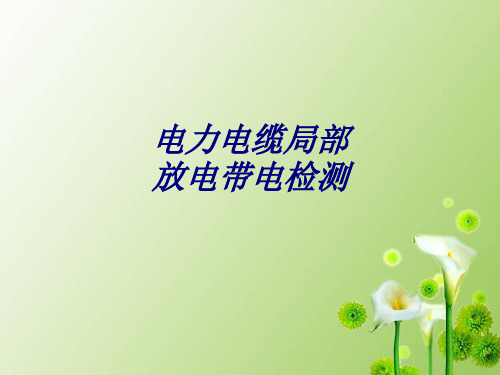 电力电缆局部放电带电检测PPT培训课件