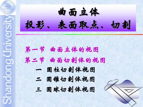 曲面立体