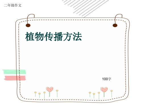 小学二年级作文《植物传播方法》100字(共4页PPT)