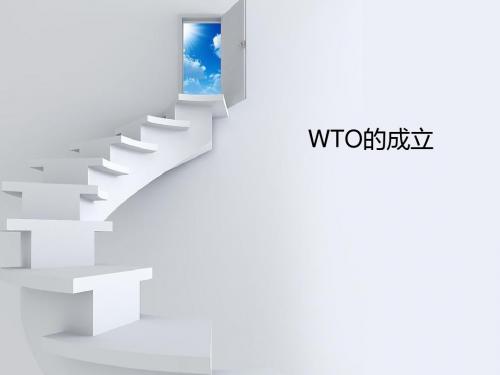 WTO的成立