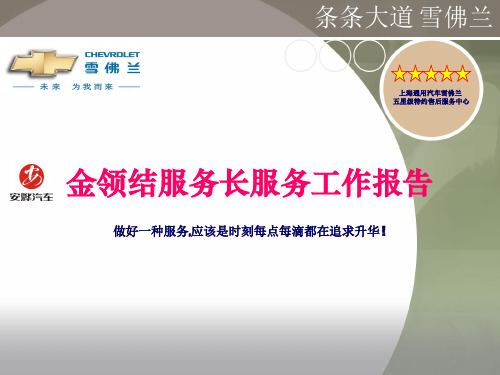 金领结服务工作报告