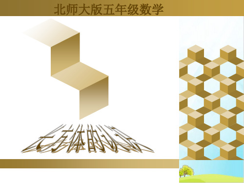 五年级下册数学长方体的认识 北师大版优秀PPT 课件 