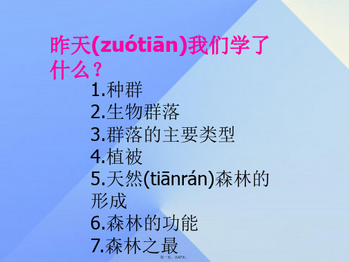 七年级科学下册第5章第2节生态系统课件(新版)华东师大版