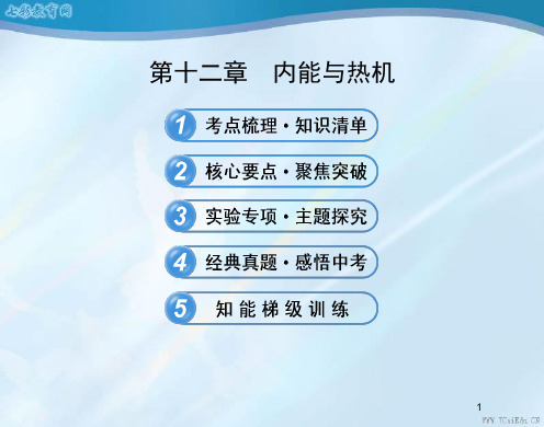 物理九年级上沪科版第十二章内能和热机复习精品课件.