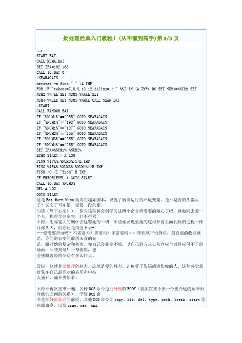批处理经典入门教程!_从不懂到高手_第3-5页