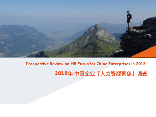 2018年中国企业人力资源聚焦报告