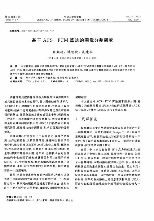 基于ACS-FCM算法的图像分割研究