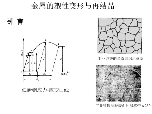 金属的塑性变形与再结晶