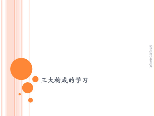 色彩构成之调和构成 ppt课件