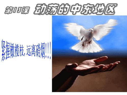 九年级历史下册课件：第13课《动荡的中东地区》(新人教版).ppt