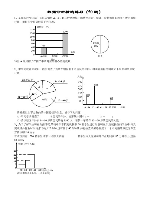 数据分析精选练习50题