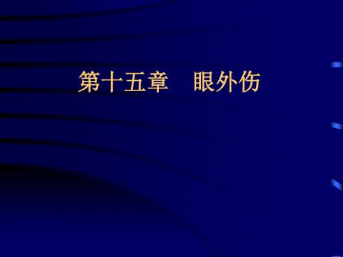 眼外伤课件PPT课件 (2)