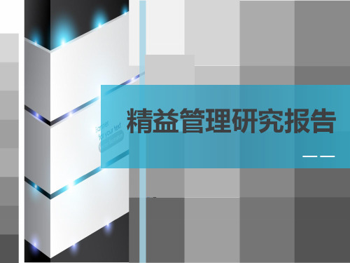 黎巴嫩垫圈公司管理会计案例分析报告PPT