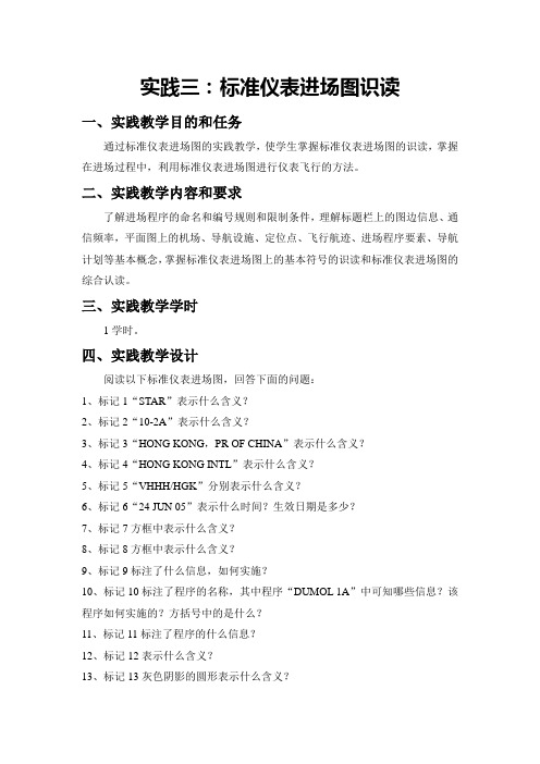 实验二标准仪表离场图