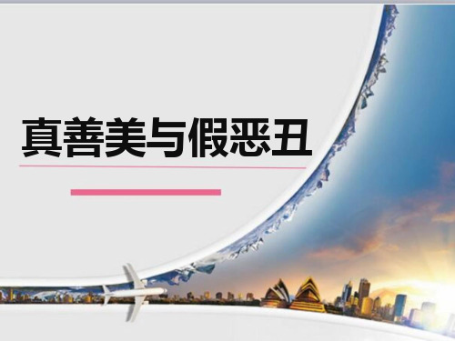 真善美与假恶丑