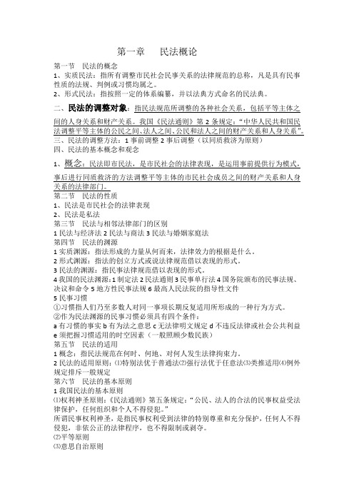 民法笔记