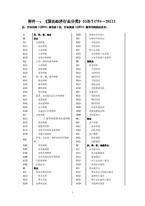 【免费下载】国民经济行业分类GB T4754.pdf