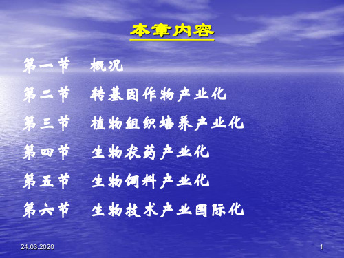 8-农业生物技术产业化61页PPT文档