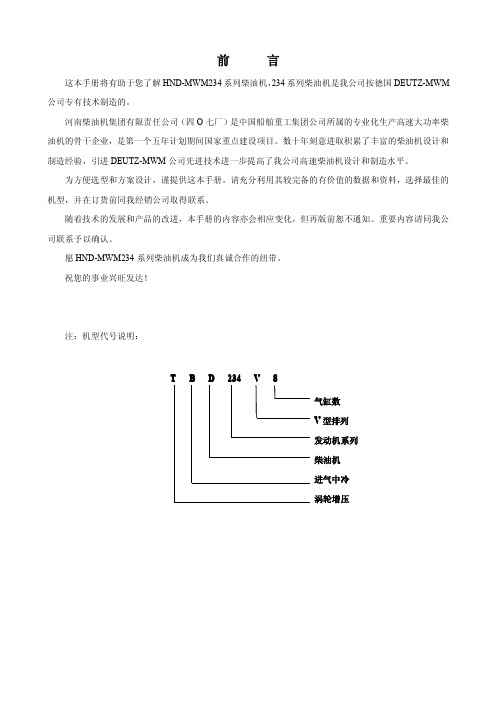 234柴油机技术手册