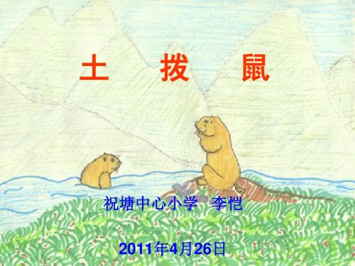 土拨鼠