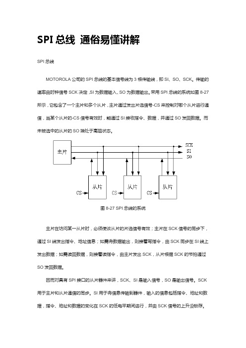 SPI总线通俗易懂讲解