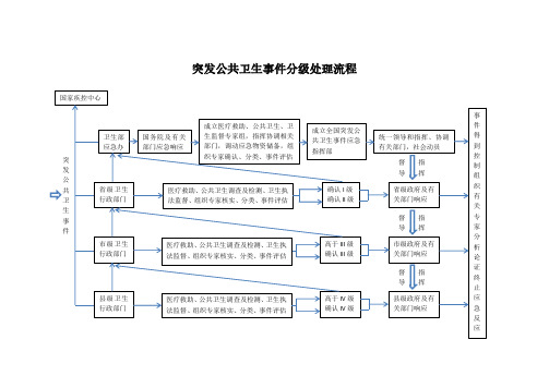 突发公共卫生事件分级处理流程