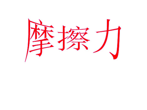 物理必修1人教版 3.3摩擦力 (共17张PPT)