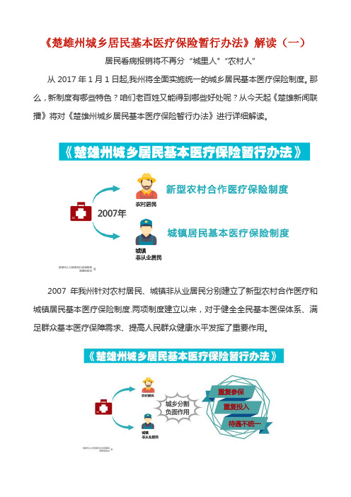 楚雄州城乡居民基本医疗保险暂行办法解读一-禄丰人民医院