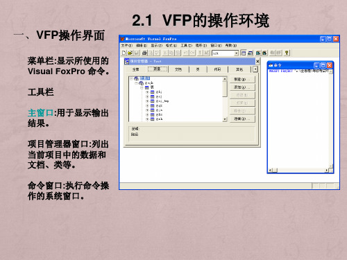 第二章.VFP数据库管理系统概述