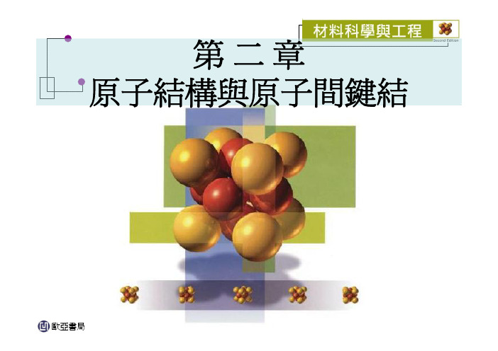第二章原子结构与原子间键结