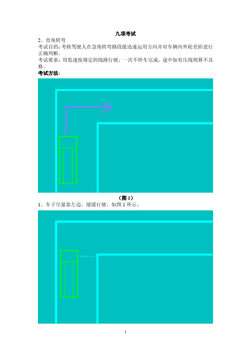 C1驾照考试科目二五项必考详解+技巧+图解_内容详实完整