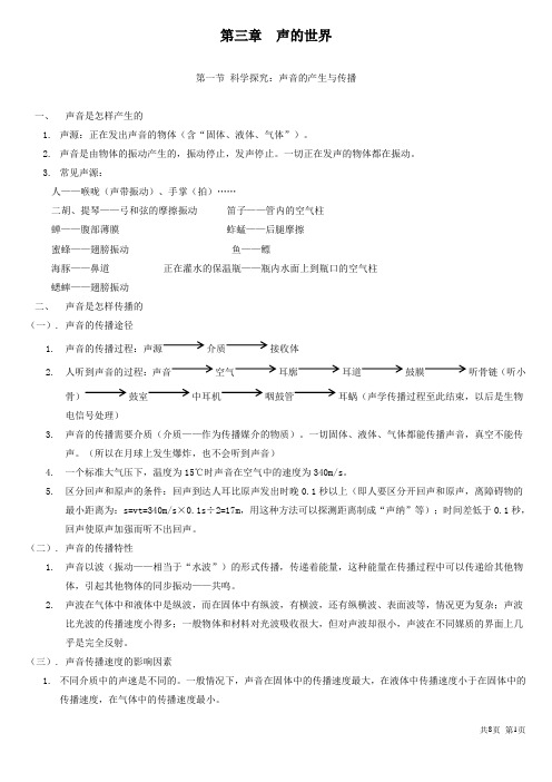 第三章  声世界