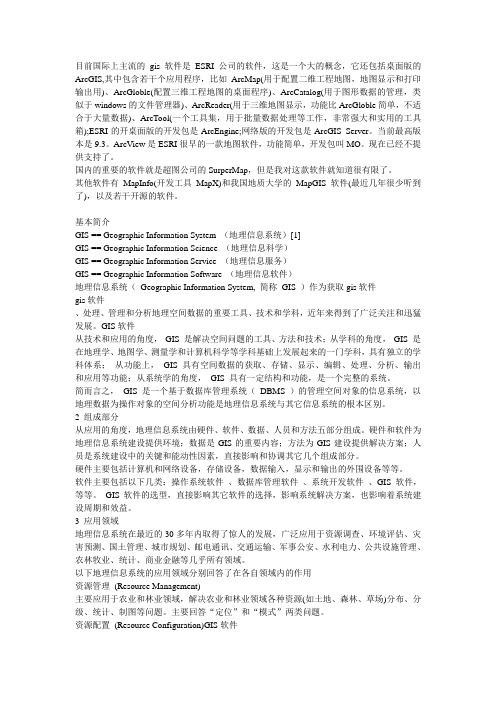 GIS软件
