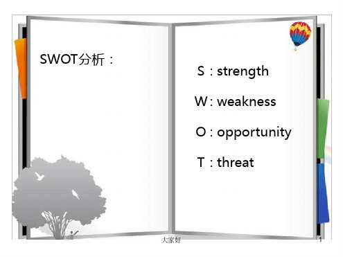 中青旅SWOT分析