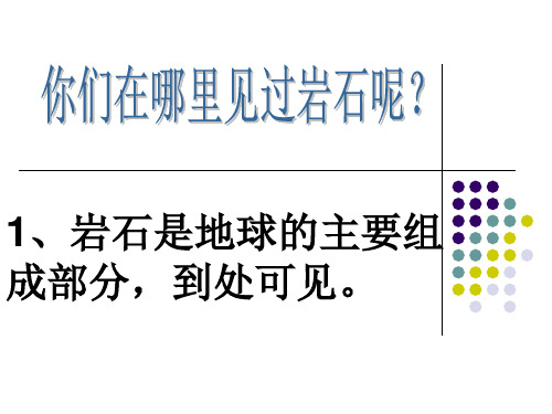 四年级下册科学课件第四单元1各种各样的岩石｜教科版 (共17张PPT)