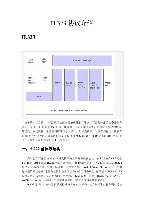 h.323协议介绍