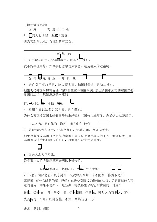 (2020年整理)人教版必修一文言文重点句子翻译.pptx