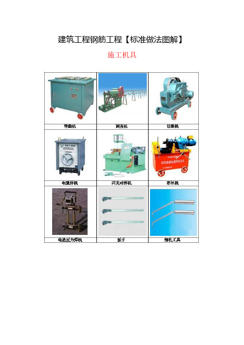 (整理)建筑工程钢筋工程标准做法图解