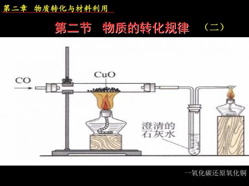 物质的转化和利用