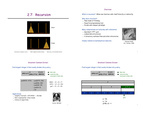 Recursive algorithm