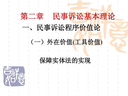 民诉基本理论