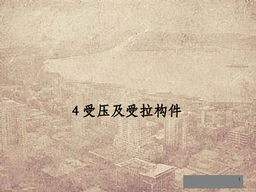 建筑力学与结构  受压及受拉构件