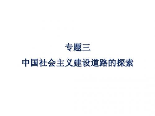 三、1.社会主义建设在探索中曲折发展