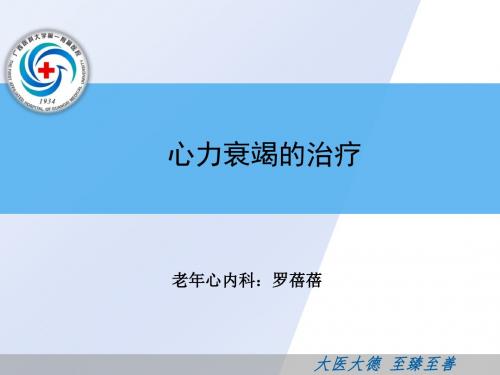 2016-04-24 心力衰竭的诊断与治疗
