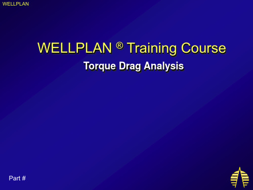 WELLPLAN2003_1_TorqueDragAnalysis