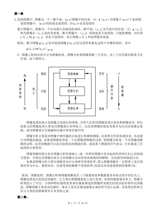 数字图像处理：部分课后习题参考答案