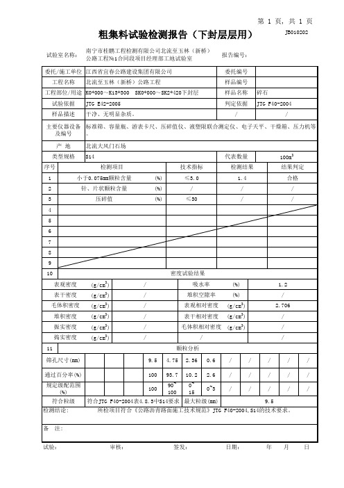 S14集料