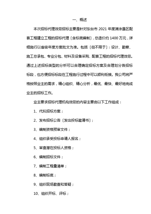 (下载范例)招标代理服务实施方案