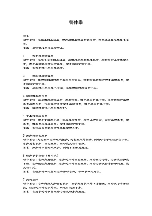 警体拳